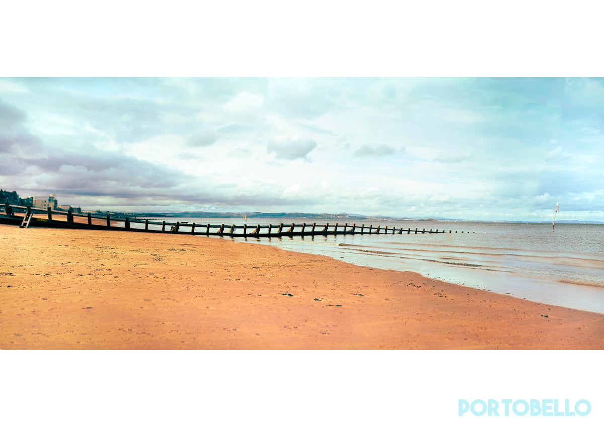 Portobello LF Beach Photo #1. FRAMED.